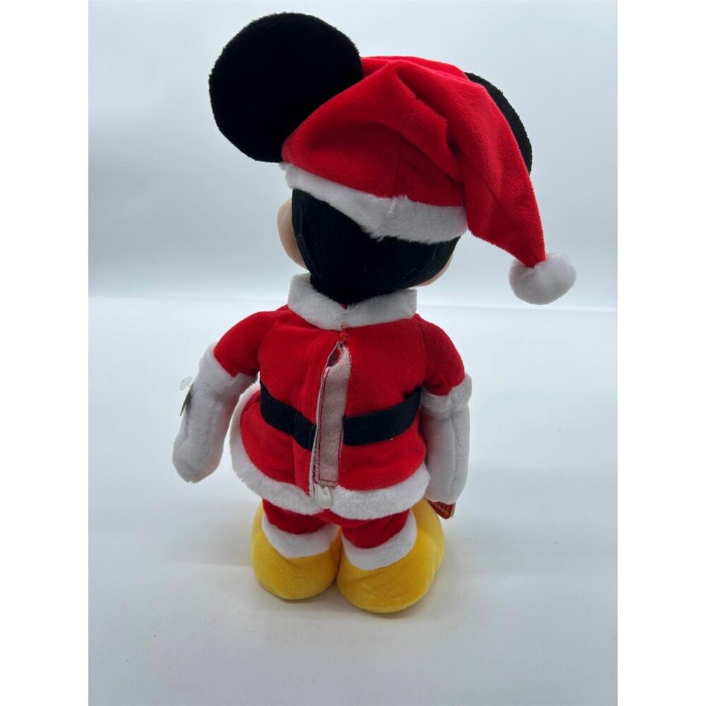 Disney - Animated Mickey Mouse Plush 12" - We Wish you A Merry Christmas - Picture 2 of 2